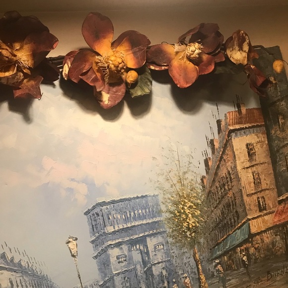 Rare Home Interiors Magnolias Mauve Serenade Swag - Picture 1 of 10